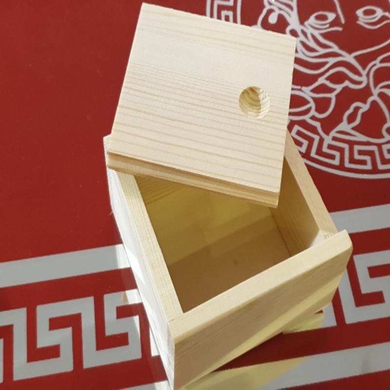 Коробка для хранения украшений ручной работы Упаковка для мыла ручной работы Деревянная шкатулка Деревянная простая шкатулка для конфет Органайзер для колец Чехол для поделок
