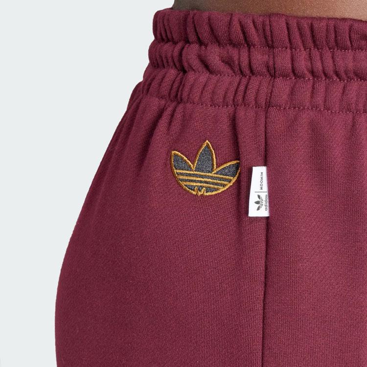adidas Оригинальные спортивные штаны Moomin с вышивкой, трикотажные спортивные штаны для женщин, темно-фиолетовые IL2449