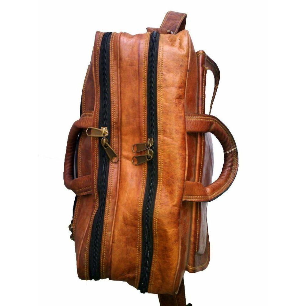 Коричневый портфель, подарочная мужская сумка-мессенджер из козьей кожи, настоящая сумка для ноутбука