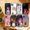 Koe no Katachi - Сёко Нисимия - Аниме Фильм Чехол для Телефона Для iPhone17,16,15,14,13,12Plus,Pro Max,XS,5G Мягкий Силиконовый Черный Чехол