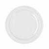 Плоская тарелка Glacial керамика белая 26 см (упаковка 4 шт)