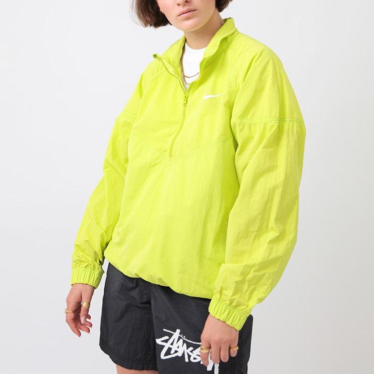Nike Верхняя одежда унисекс X Stussy Windrunner Bright Cactus, зеленая CT4310-308