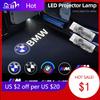 DBTW9 2025 Hot 2Pcs Car Door Welcome LED Projector Laser Logo Door Light For BMW E90 E60 E46 E93 F20 F21 F30 F31 F32 F33 F34 F15 F10 F