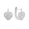 Silver Earrings with Cubic Zirkonia (2139010)