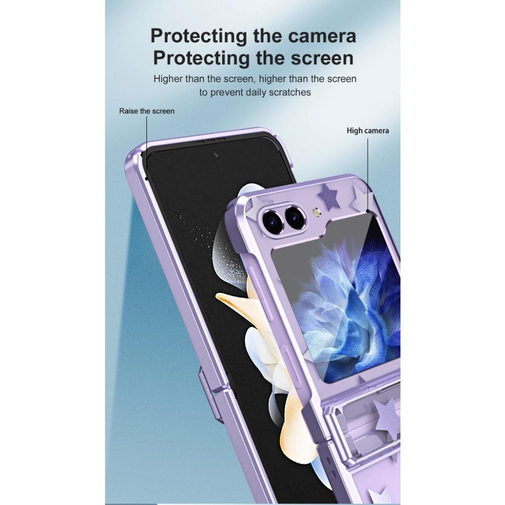 Роскошный защитный чехол со звездами для Samsung Galaxy Z Flip 6 5 4 3, противоударный чехол Star Twinkle