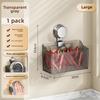 New Suction Cup Wall-mounted Kitchen Storage Rack Onion, Ginger and Garlic Seasoning Storage Kitchen Onion, Ginger and Garlic Storage Basket Rack