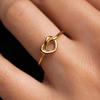 Rings for Women Gold Color Couple Heart Ring  Trend New In Wedding Aesthetic Luxury Jewelry