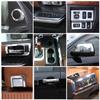 Серебристый ABS Для Toyota Tundra 2014- Модифицированная внутренняя отделка автомобиля Декоративная полоса центральной консоли Наклейка Автомобильные аксессуары