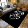Skull Wings Engine Power carpet Suitable for all seasons printing Protective pad Office chair cushion Fashion