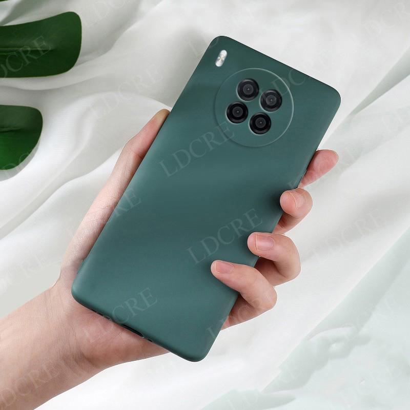 Чехол для Honor 50 Lite Силиконовый Мягкий ТПУ Однотонный Funda Резиновый Защитный Чехол для Honor 50 Lite Чехол для Honor 50 Lite Pro