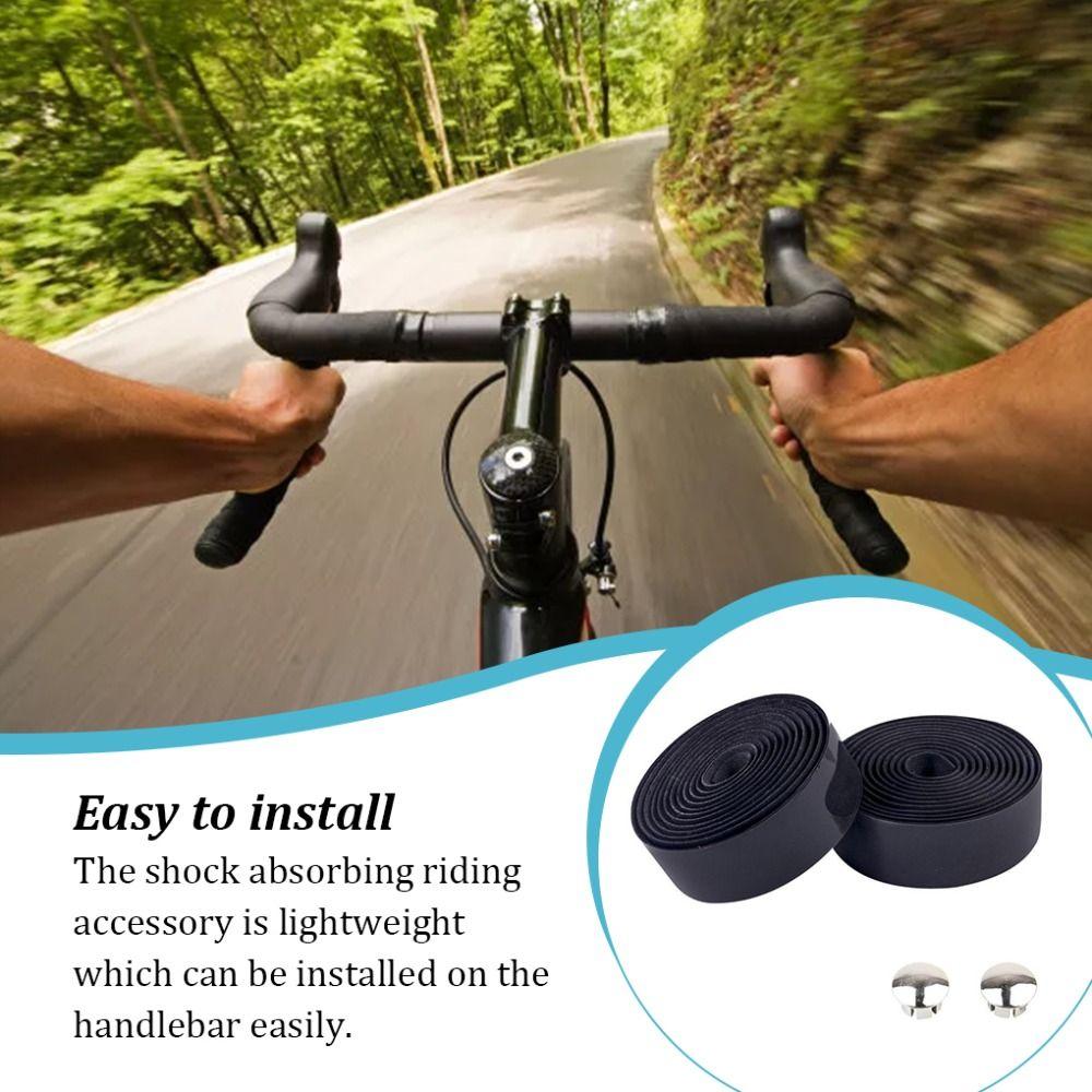 1 Pair Sponge Bicycle Handlebar Strap Eva Camouflage Cycling Handle Belt Bicycle