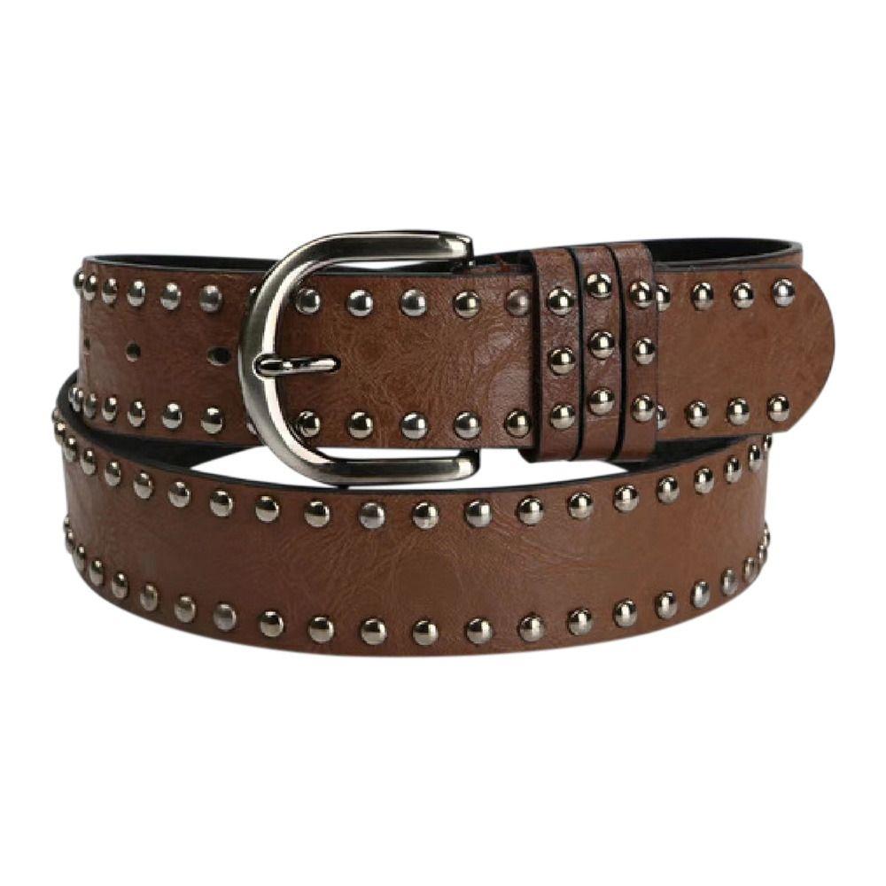 Роскошный брендовый дизайн, пояс с пряжкой, готический кожаный ремень, женский ремень для платья, пояс с заклепками