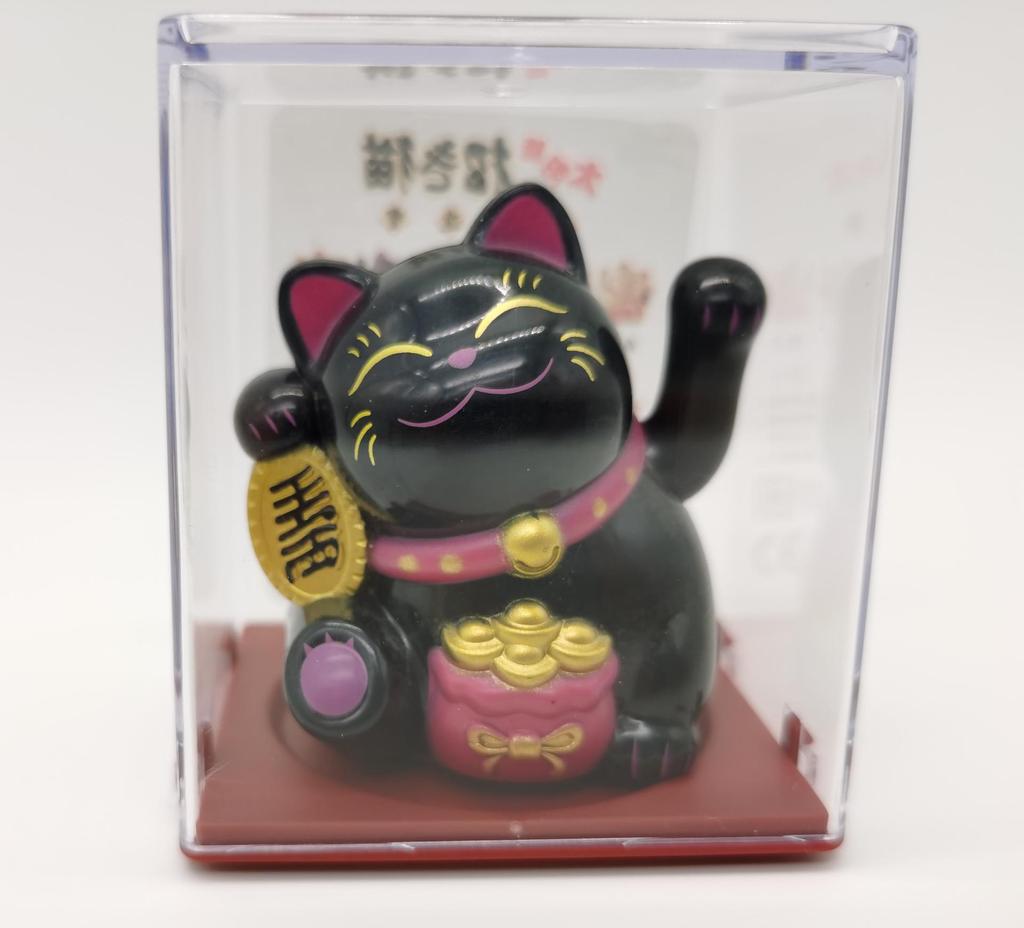 Фигурка Машущего Кота на солнечной батарее - Креативное украшение и уникальный подарок