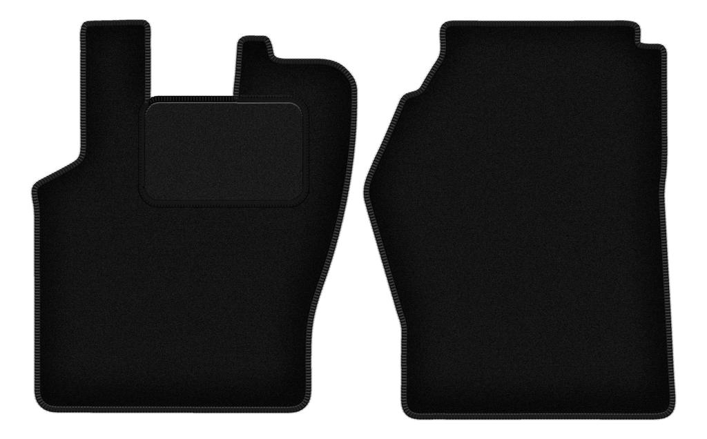 Front mats black for: Scania R and G truck (2004-2017)