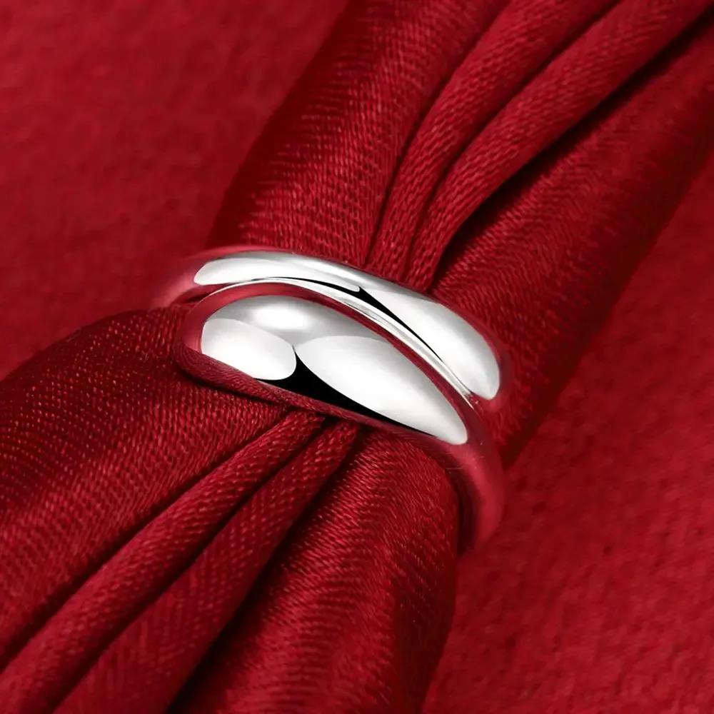Hot High Quality Popular Brands 925 Sterling Silver Water Drop Rings For Women Fashion Wedding Party Fine Jewelry Christmas Gift