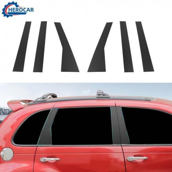 Наклейка на стойку окна из углеродного волокна для Chrysler PT Cruiser 05+