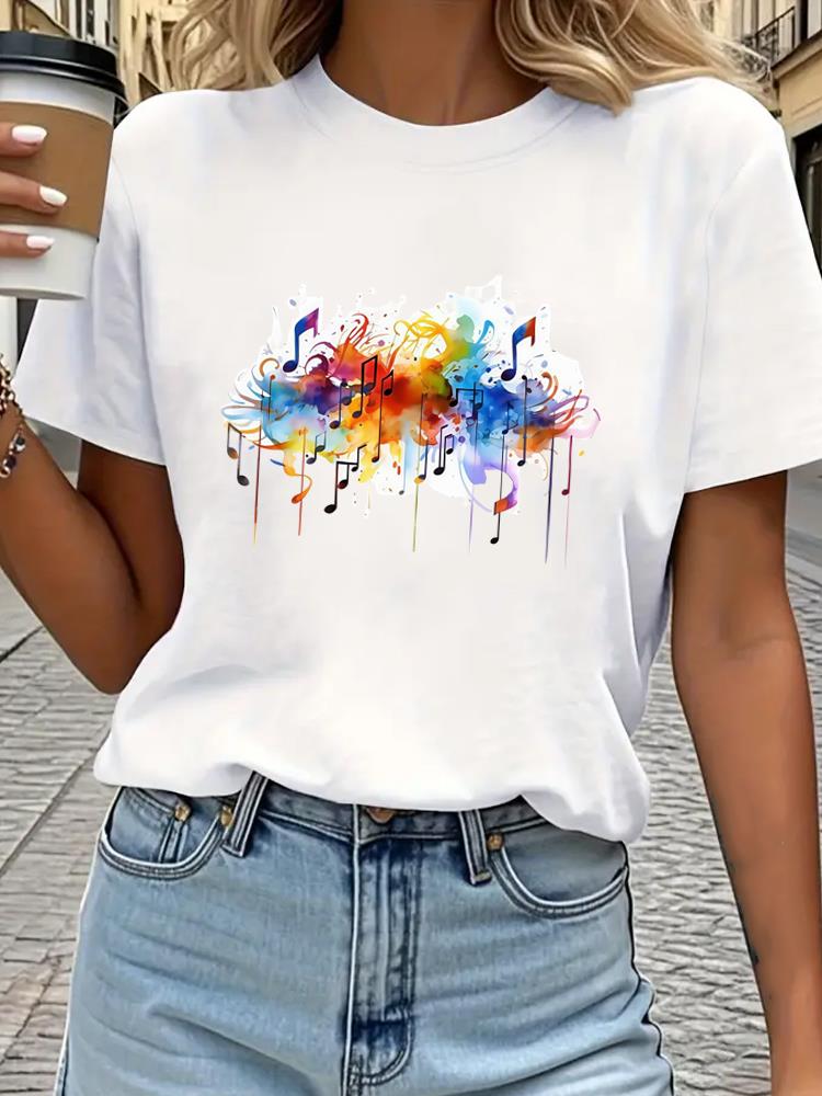 (Азиатский размер) Футболка с принтом женская женская модная одежда бабочка тренд 90-х футболка с коротким рукавом женские графические футболки