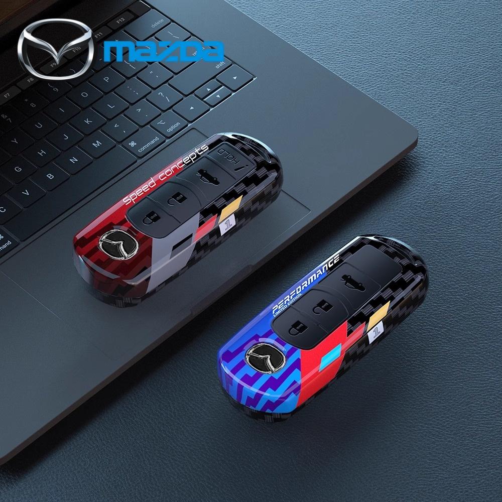 Для Mazda 2 3 5 6 BL BM GJ Atenza Axela Demio CX-3 CX3 CX-5 CX5 CX7 CX-7 CX-9 CX8 Спортивный стиль ABS автомобильный кейс-бокс для ключа защитный чехол
