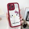 Mirror Makeup Flower Hello Kitty Chain Casing For Xiaomi Redmi Note 15 Pro 5G 15C 15 15A 14C Note 14 13 12 Pro Plus 5G Soft Case