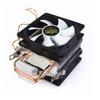 Радиатор для ЦП 12-го поколения с двумя медными трубками, бесшумный вентилятор со светодиодной подсветкой для настольных ПК, совместимый с сокетами 1150/1366/1700.