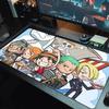 One Piece Print  Cushion Non-slip Laptop Tablet Big Mousepad XXL Mat Mini PC Playmat With Lock edge