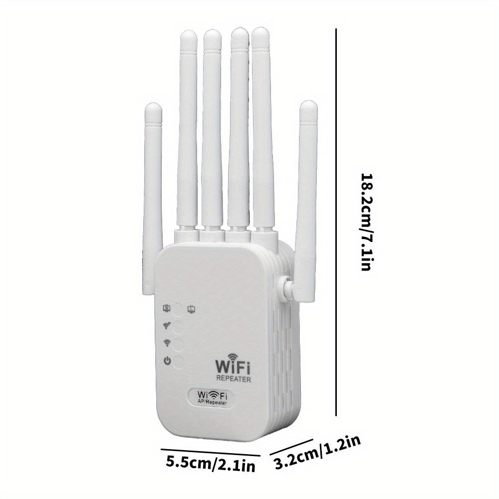 2024 Strongest WIFI Extender, Signal Booster, Support WIFI6, Up To 1200Mbps, Six Powerful Antenna Receiving Signals, AP Mode, Support Ethernet Ports