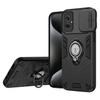 For Motorola Moto G55 5G Case Slide Camshield Kickstand PC+TPU Phone Cover