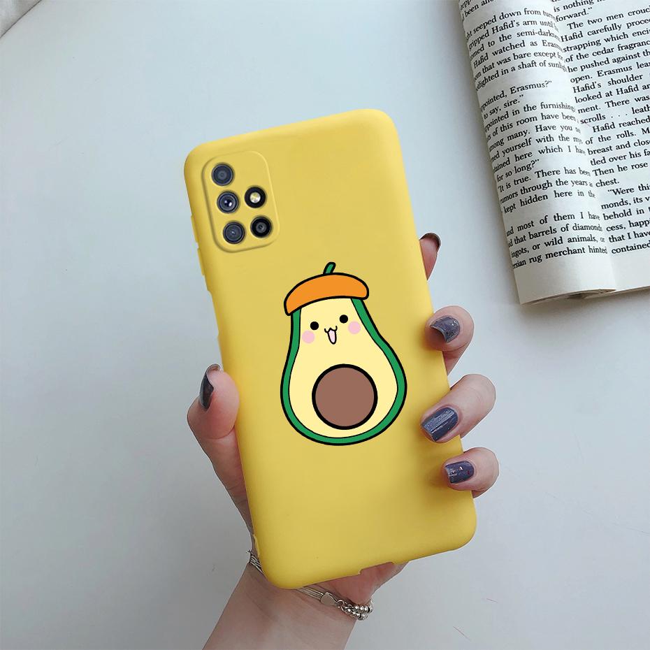 Чехол для Samsung Galaxy M51 Чехол для телефона Милый Мультяшный Кот Мягкий на ощупь Силиконовый Чехол для Samsung M51 M 51 M515 SM-M515F Чехол Funda