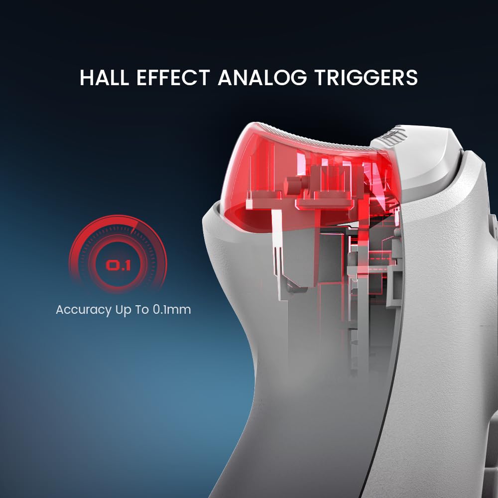 GameSir G7 HE Wired Game Controller for Xbox Series Xbox and Windows PC Controller Gamepad with Hall Effect Sticks XS, One, 10/11, (White)