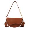 Bag Fashion Saddle Bag Simple Texture Pu Women'S Bag Daily Commuter Shoulder Bag Crossbody Women'S Bag