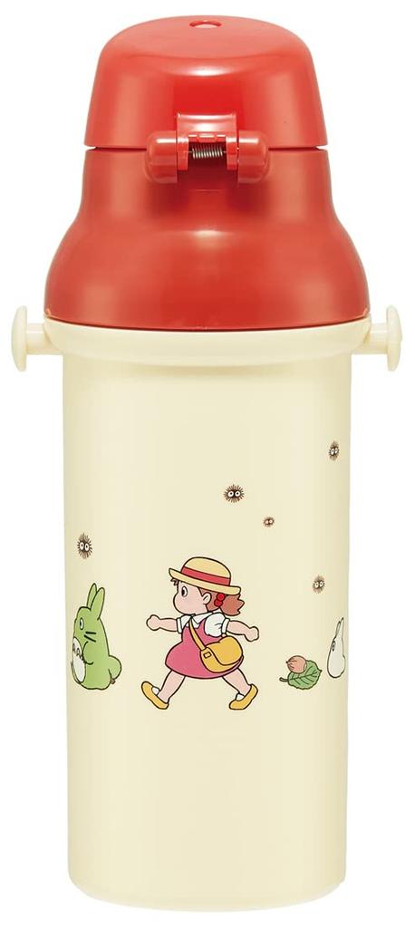 Skater Plastic Water Bottle 480ml Opening and Closing Antibacterial Lightweight Antibacterial Treatment Made in Japan Ghibli Totoro Mei Children's