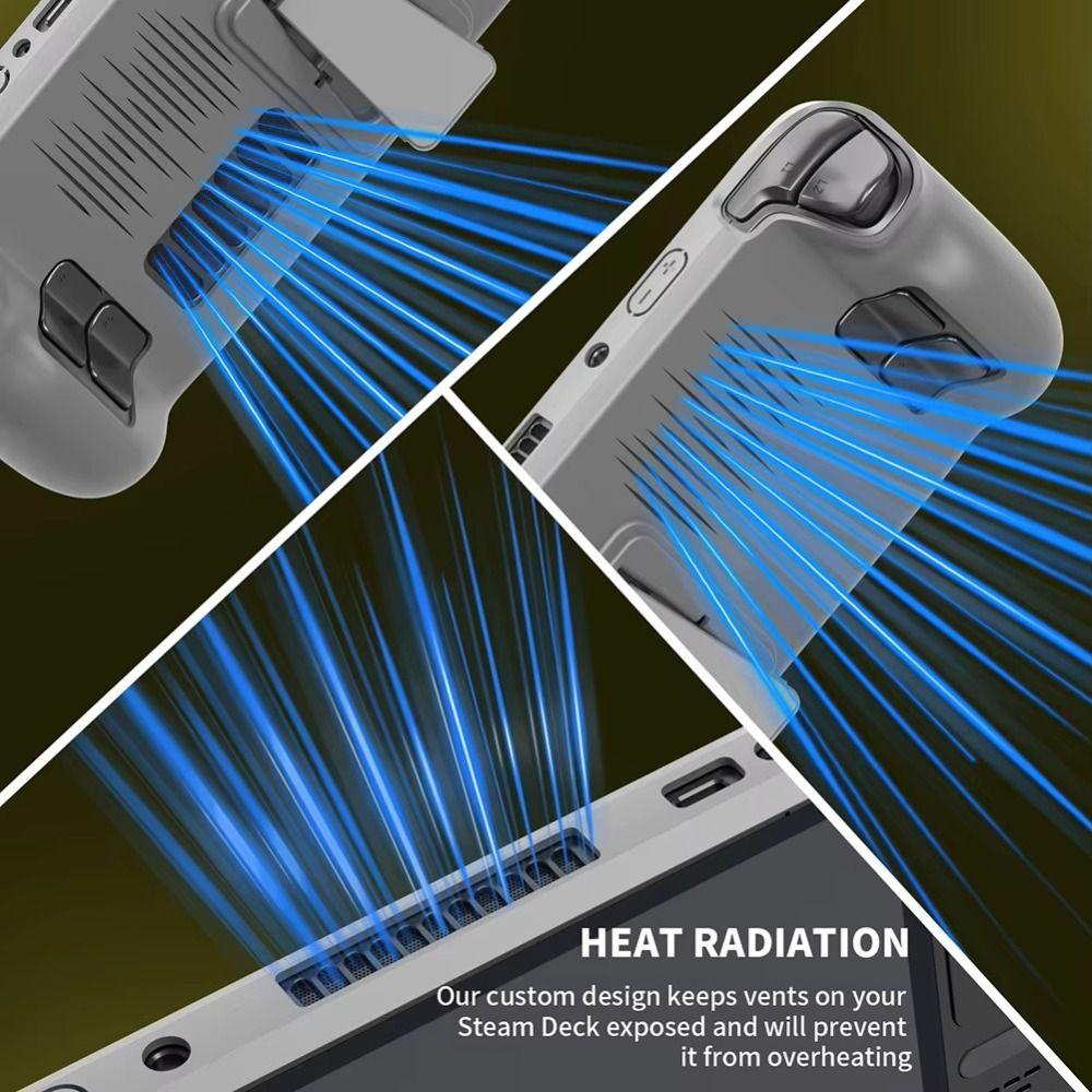 Detachable Host Protective Cover Game Accessories Sliding Shell for Steam Deck