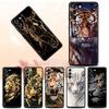 Чехол для телефона с рисунком животного тигра для Samsung Galaxy S24 S23 S22 Ultra S20 S21 FE 5G S10 S9 Plus S10E S8 S7 Edge Мягкий силиконовый чехол