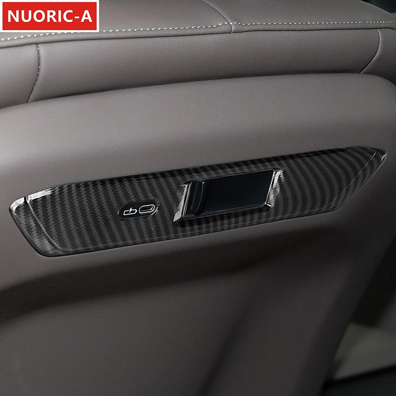 Carbon Fiber Color Front Seats Decoration Strips For BMW X3 G45 2025 Car Styling Interior Accessories