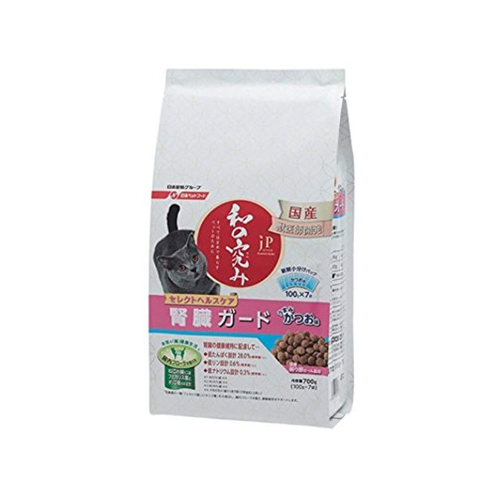 JP Style Cat Japanese Select Healthcare для почек со вкусом скумбрии 100 г x 7 скумбрия 700 г Еда, Мастерство, Кошки, Охрана, (Подразделенные пакеты) Вкус, (насыпной