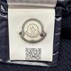 Moncler Пуховый вязаный жакет темно-синий мужской размер L модель E209194166009699Z