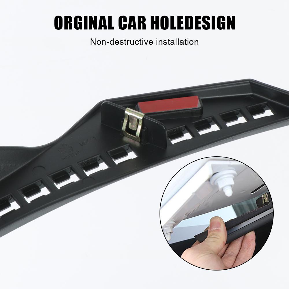 Аксессуары для модификации Уплотнительная лента капота для модели Tesla 3 Y Передняя крышка шасси Защитная крышка воздухозаборника 1 комплект Уплотнительная полоса крышки двигателя