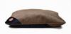 Frida Cushion Brown Structure + Black Velvet 100cm x 80cm