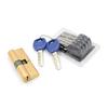75Mm 37.5/37.5 Brass Key Cylinder Door Lock Barrel High Security Anti Snap Lock