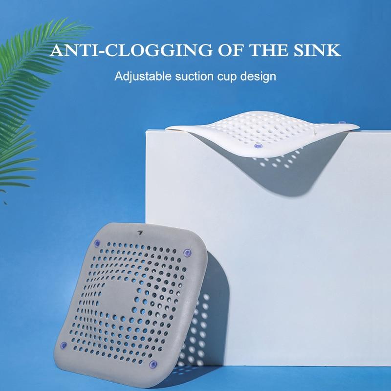 Фильтр для волос, антиблокировочный фильтр для раковины, ванна, душ, сливная пробка для пола, силиконовая пробка для кухонного дезодоранта, аксессуары для ванной комнаты