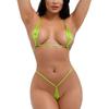 Women's Swimsuit Sexy Backless Solid Color Micro Bikini Bathing Suits for Women