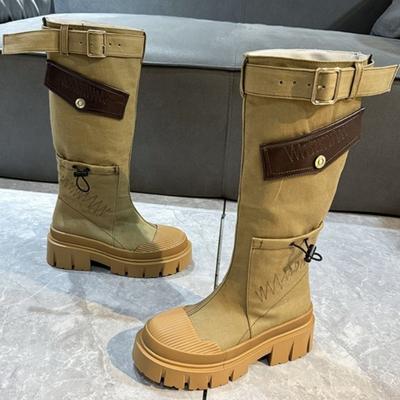 Ковбойские сапоги на платформе, зимние сапоги до колена, женские туфли на плоской подошве, зимние дизайнерские новые повседневные ботинки для ходьбы, спортивные кроссовки Mujer