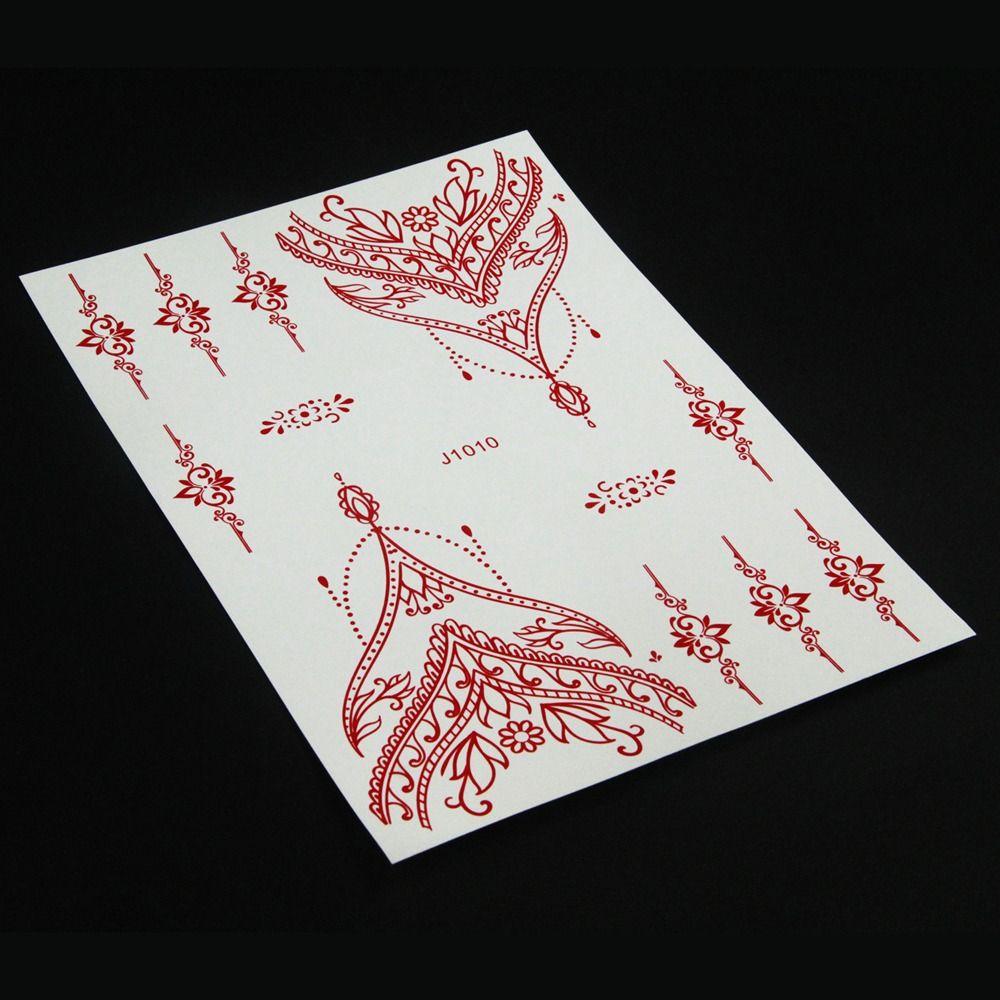 Для женщин ноги руки временные татуировки боди-арт наклейки переводные наклейки татуировки хной