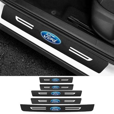 Новая автомобильная наклейка 2026 Ford Новая 2025 Горячие наклейки на порог двери автомобиля от царапин для Ford Mondeo Fiesta Focus Ranger S MAX Kuga E