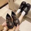 British Style Small Leather Shoes Women's 2025 Spring New Japanese Jk Mary Jane Single Shoes Comfortable and Versatile Platform Loafers