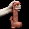 Реалистичный фаллоимитатор из силикагеля, секс-игрушки для женщин и мужчин, пары, силиконовый пенис, мастурбатор, фаллоимитаторы, эротический член, точка G, клитор, анальный секс-игрушка