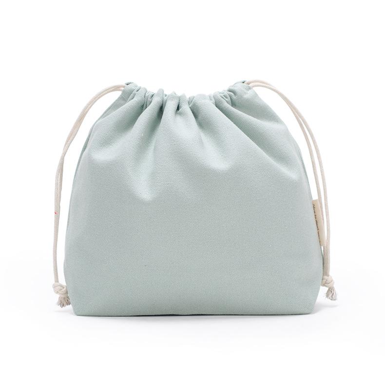 1PCS Color Drawstring Pouches Portable Gift Blank Bags For DIY Cotton Hemp Bags Jewelry Display Packaging Storage