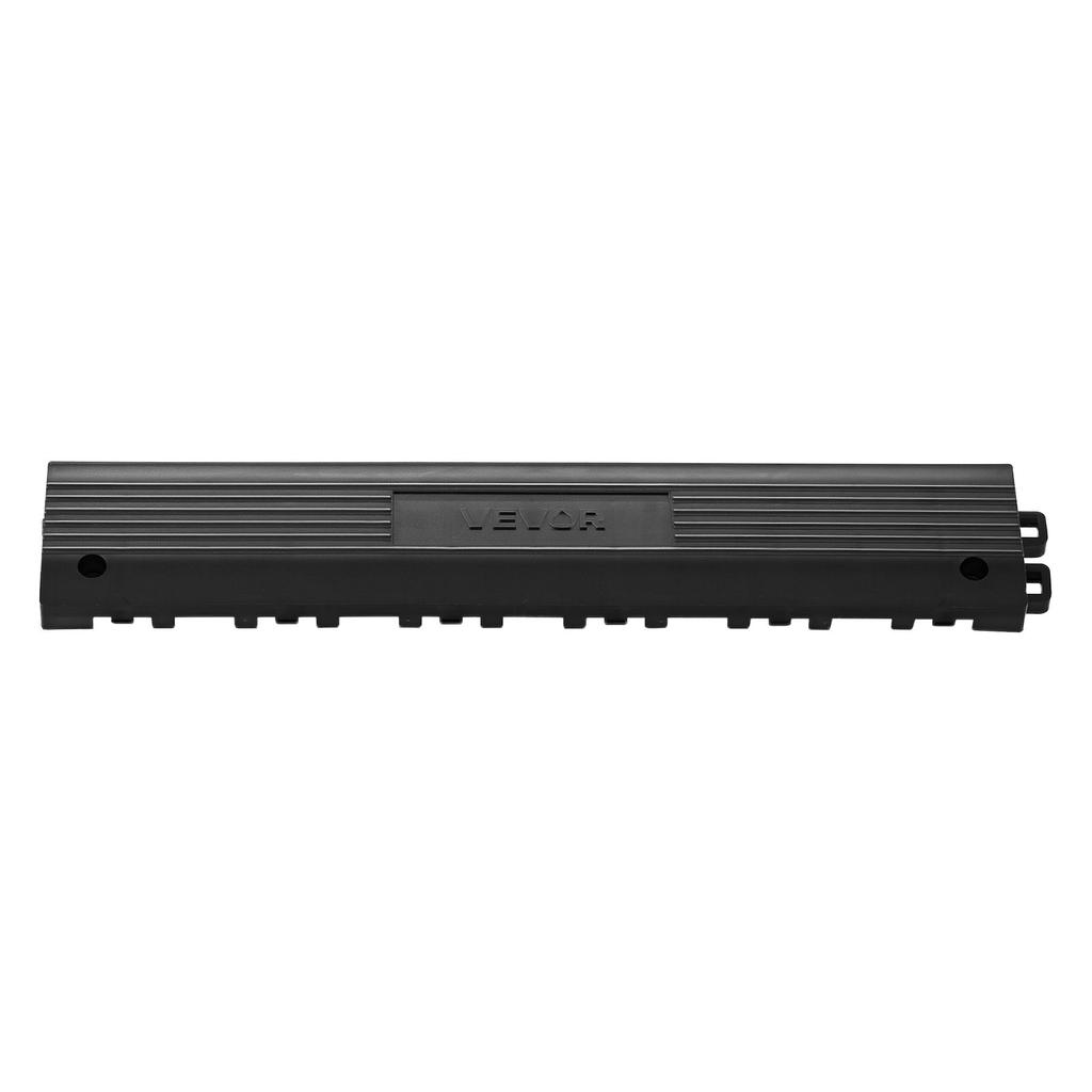 VEVOR Transition Edge Kit, 11-Piece, Durable Straight Garage Floor Edging, PP Material, Easy Installation