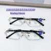 Ultralight Rimless Reading Glasses Women Men Business Anti-Blu-Ray Computer Reading Glasses Presbyopia Reader +1.5 +4.0 Women