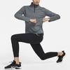 Nike Однотонный трикотажный топ с логотипом и полумолнией, женские топы, дымчато-серый DD6573-010